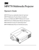 3M MP8770 用户手册