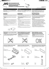 JVC KD-G161 Manual Do Utilizador