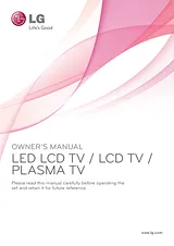 LG 60PZ750 Owner's Manual