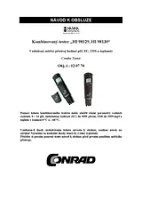 Hanna Instruments HI 98129 PH/EC/TDS/ºC Combo pocket instrument ± 0.5 % ºC TDS up to 1999 mg/l, EC till 3999 µS/cm 0 à 1 HI 98129 User Manual