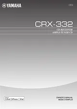 Yamaha CRX-332 Black Manual Do Utilizador
