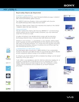 Sony VGC-JS320J Guida Specifiche