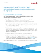Xerox DocuColor 8080 with Xerox CX Print Server User Guide