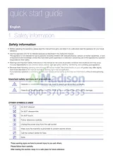 Samsung RS27FDBTNSR Quick Setup Guide