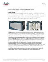 Cisco Cisco Carrier Packet Transport (CPT) 50 Information Guide