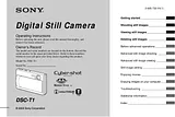 Sony cyber-shot dsc-t1 Manuel D’Utilisation