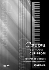 Yamaha CLP-990 Guia De Referência