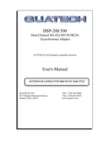 Quatech DSP-200/300 User Manual