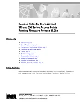 Cisco Cisco Aironet 350 Access Points Notas de publicación