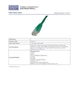 Cables Direct 1m Cat5e RJ-601G Dépliant