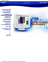 Philips 19 INCH CRT MONITOR Справочник Пользователя