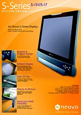 AG Neovo S-17 产品宣传页