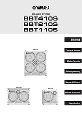 Yamaha BBT210S Manual Do Utilizador