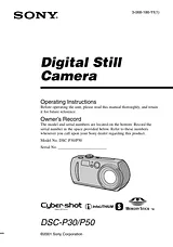 Sony DSC-P50 Manual Do Utilizador
