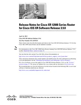 Cisco Cisco IOS XR Software Release 3.9 릴리즈 노트