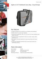 Trust Agiloo 15-16" Notebook Carry Bag 16918 Leaflet