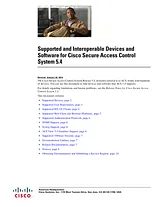 Cisco Cisco Secure Access Control System 5.4 Information Guide