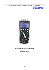 Voltcraft MT-52 Digital-Multimeter, DMM, MT52 Data Sheet