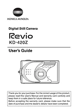 Konica Minolta KD-420Z Benutzerhandbuch