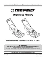Troy-Bilt TB230 Справочник Пользователя