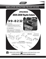 Toyota 99-8212 Manual Do Utilizador