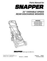 Snapper NSPV21675 Benutzerhandbuch