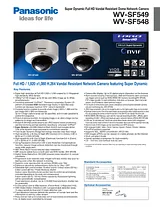 Panasonic WV-SF548 WVSF548 产品宣传页