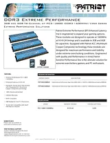 Patriot Memory Extreme Performance Viper Series DDR3 3GB (3 x 1GB) PC3-12800 Enhanced Latency DIMM Kit PVT33G1600ELK 产品宣传页
