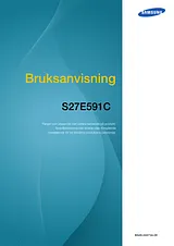 Samsung 27" Curved Monitor SE591C Manual Do Utilizador