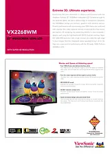 Viewsonic VX2268WM VS12538 Merkblatt