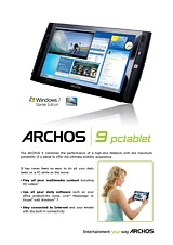 Archos 9 PCtablet 501352 Manual De Usuario