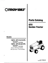 Troy-Bilt 13076-GTX 20 Справочник Пользователя