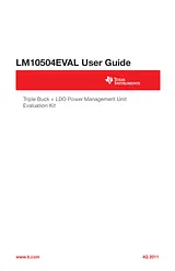 Texas Instruments LM10504 Evaluation Board LM10504EVAL/NOPB LM10504EVAL/NOPB Data Sheet