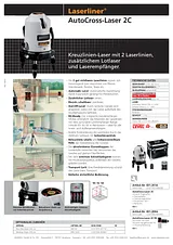 Laserliner ACL 2C PowerBright Crossline laser 031.201A Guia De Informação