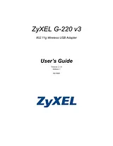 ZyXEL Communications G-220 v3 Manuel D’Utilisation