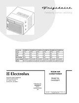 Frigidaire fax050p7 Manuale Supplementare