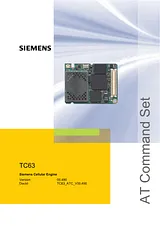 Siemens TC63 Справочник Пользователя