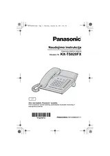 Panasonic KXTS820FX 작동 가이드