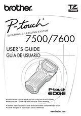 Brother PT-7600 Manual Do Utilizador