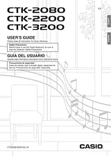 Casio CTK-2080 Справочник Пользователя