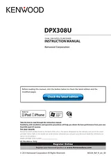 Kenwood DPX308U Справочник Пользователя