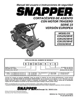 Snapper E2812523BVE Benutzerhandbuch