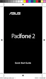 ASUS PadFone 2 (A68) Guide D’Installation Rapide