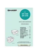 Sharp AR-157E ユーザーズマニュアル