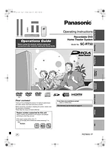 Panasonic SC-RT50 Guía De Operación