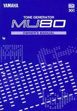 Yamaha MU80 사용자 설명서