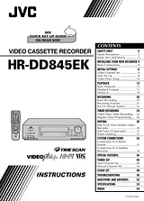 JVC HR-DD845EK Manual Do Utilizador
