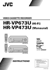 JVC HR-VP673U User Manual