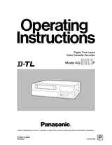 Panasonic AG-DTL1 User Manual