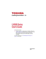 Toshiba PQQ14U004001 User Manual